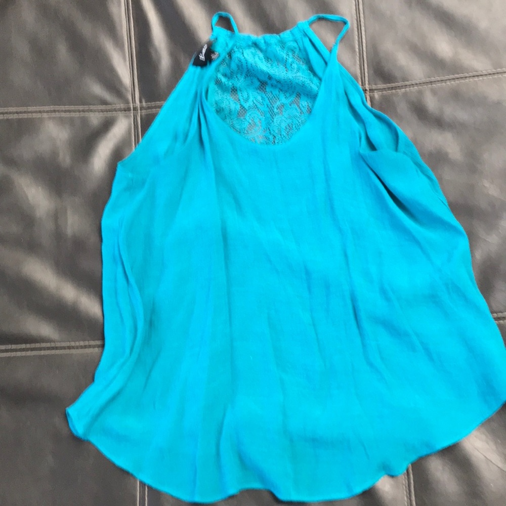 Lace back tank
